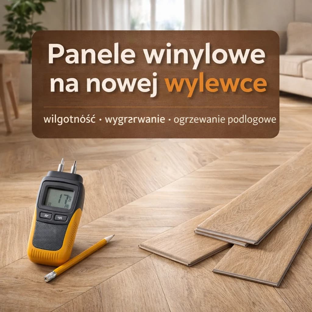 Kiedy można kłaść panele winylowe na nowej wylewce? Wilgotność, wygrzewanie posadzki i ogrzewanie podłogowe